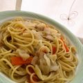 ルリナ's cooksnap of when they made ベーコンとキャベツのスープスパゲッティ.
