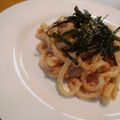 ならっぺ☆'s cooksnap of when they made たらこバター焼きうどん.