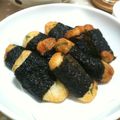 mizu992263's cooksnap of when they made 大和芋のシソ入り磯辺揚げ.
