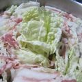 ♪♪あや♪♪'s cooksnap of when they made 簡単鍋！豚肉と白菜ミルフィーユ.