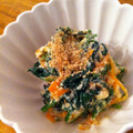 cicamama's cooksnap of when they made レンジで♪ほうれんそうの白和え.