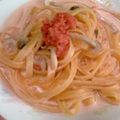 ahoytommy's cooksnap of when they made たらこ好きのためのたらこミルクパスタ.