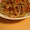 デビル先生's cooksnap of when they made 完食御礼❀染みてるぅ～きんぴらごぼう.