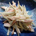 やつーこ's cooksnap of when they made ごぼうの練りゴマとマヨネーズ和え.