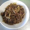 skytower's cooksnap of when they made 牛肉と玉ねぎの時雨煮風☆.