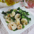 miyuki12's cooksnap of when they made 菜の花とエビの塩炒め♪.