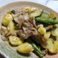 しおりのテーマ's cooksnap of when they made ＊ズッキーニとジャガ芋＆豚肉の炒め物＊.