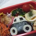 ゆーあちん's cooksnap of when they made キャラ弁☆大好きパトカー弁当☆.