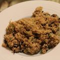rakuen's cooksnap of when they made 玄米炒飯☀ごぼうとねぎのチャーハン.