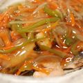 iam樹's cooksnap of when they made サンマの天ぷら、トロ～リ和風あんかけ！.