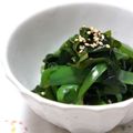 ピンクのたまご's cooksnap of when they made レンジで☆ピーマンとわかめのおひたし.