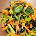 iam樹's cooksnap of when they made 小松菜とにんじんの海苔和え.