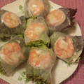 tiaracchan's cooksnap of when they made 生春巻き♪エビとアボガドを入れて~.