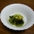 ぱりんちゃん's cooksnap of when they made きゅうりとわかめの酢のもの.