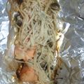 ゆずゆず9's cooksnap of when they made 簡単！鮭ときのこのホイル焼き☆.