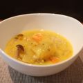 nanonanon's cooksnap of when they made かぼちゃとサツマイモのあまーいシチュー.