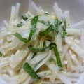 いずみるく's cooksnap of when they made 大根とほたてのサラダ.
