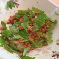 Nekozame's cooksnap of when they made 納豆と大葉の柚子胡椒和え.