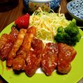 ひっこ's cooksnap of when they made 厚切り豚ロースの甘酢ケチャップ炒め.