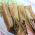 ケロのん's cooksnap of when they made ❋きのこたっぷり春巻き❋.