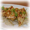 mikiot's cooksnap of when they made マグロの生姜味噌焼き.