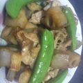 ∠えり's cooksnap of when they made 鶏肉とれんこんの炒め物.