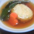 こまmini。's cooksnap of when they made ふんわり！長いも団子のお吸い物.