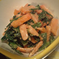 たったんぴっく♪'s cooksnap of when they made 柿と春菊のマヨネーズごまあえ.