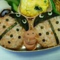 あぁるちゃん's cooksnap of when they made キャラ弁★てんとうむし☆おにぎり★.