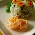 puniＫ's cooksnap of when they made レンジで簡単♥エビのマヨあえ～お弁当～.