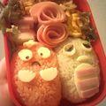 assssssss's cooksnap of when they made ガチャピンとムックのお弁当（キャラ弁）.