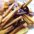 soratea's cooksnap of when they made さつまいものカリカリ揚げ.