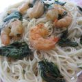 えっふぇる's cooksnap of when they made 無国籍♡海老とバジルの油そうめん.
