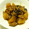 えりぱんな's cooksnap of when they made 大根と豚コマの甜麺醤炒め.