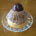 おりゅうこ's cooksnap of when they made 栗の渋皮煮　DE　モンブラン.