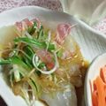 ＴＯＭＯＷＡＴ's cooksnap of when they made 魚臭くない(*ﾟДﾟ)/カルパッチョ✿.