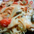 きゃよつん's cooksnap of when they made キムチとトマトのクリームパスタ.