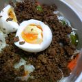 ほっぺとえくぼ's cooksnap of when they made 和風ロコモコ丼.