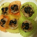よっつぉん's cooksnap of when they made クルミと黒糖のおはぎ風だんご.