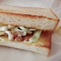 anzco's cooksnap of when they made キャベツたっぷり!納豆サンド.
