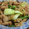 セロリ菜's cooksnap of when they made チンゲンサイと豚バラの中華炒め.