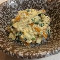 なつきばぁば's cooksnap of when they made 白和え　春菊・柿・りんご.