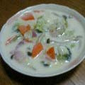 濃い口ソース's cooksnap of when they made 栄養満点はくさいとお野菜のクリーム煮.