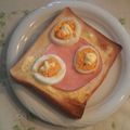 オレンジリング's cooksnap of when they made 母の味☆ハムたま（トースト）.