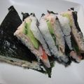yamita's cooksnap of when they made すしサンド♪.