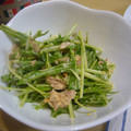 まーくんのおくさん's cooksnap of when they made 男の料理 ツナと水菜のサラダ.