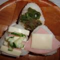 るらちゃん's cooksnap of when they made ハム・きゅうり・チーズのおにぎり～♪.