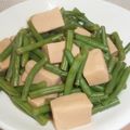 ☆のむヨ～グルト☆'s cooksnap of when they made ◆簡単◆いんげんと高野豆腐の煮物◆.