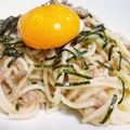 mogu_lily's cooksnap of when they made タラコとツナのパスタ☆.