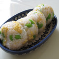 ハナえもん♪'s cooksnap of when they made ころころ✿枝豆と卵のおむすび✿.